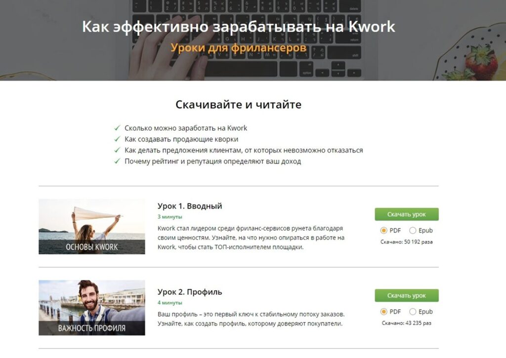 База знаний Кворк